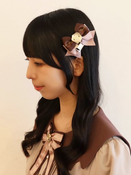 Chocolate D'amour ダブルリボンクリップ