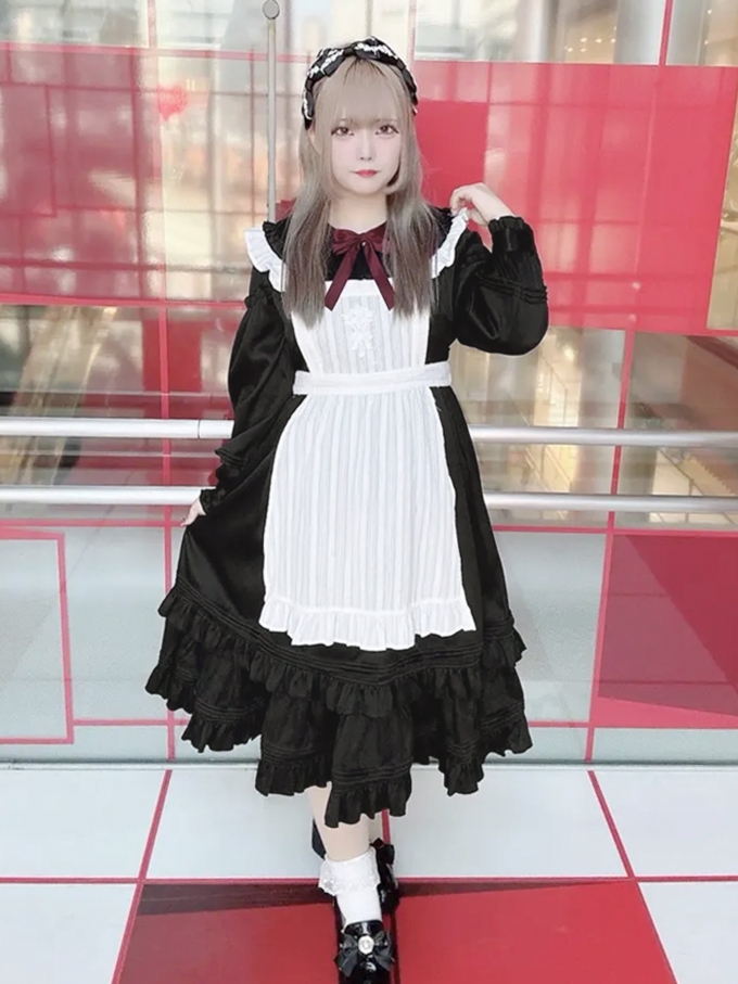 Romantic Heroine ロング丈ワンピース