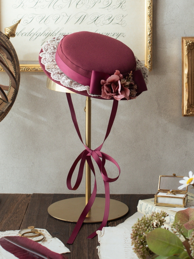 Fleurs Cherries Mini Hat