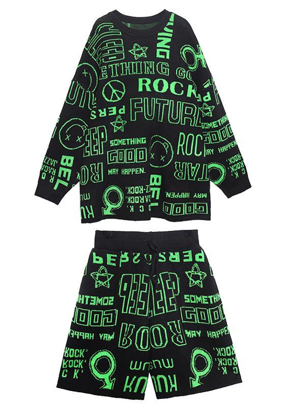 秋冬 レディース ニットセットアップ 上品オレンジ ニットセーター × ワイドパンツ ファッション 2点セット（上下セット）