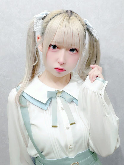 Petite Grace ダブルカラーブラウス