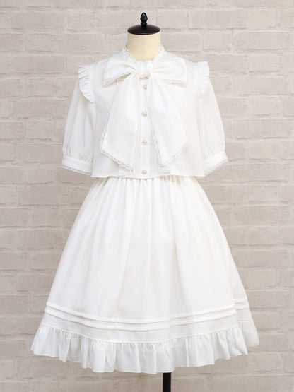 Pretty Frill ボウタイワンピース