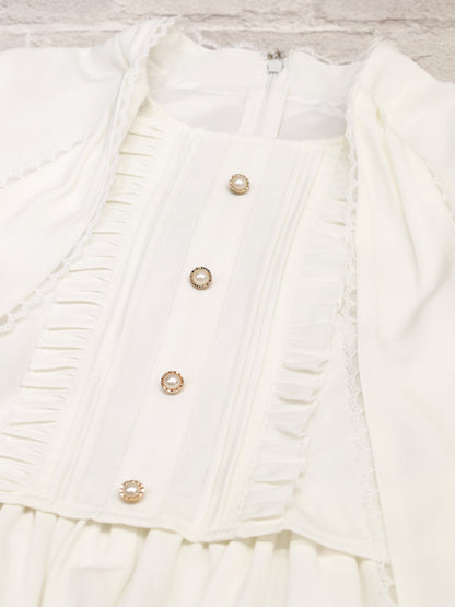 Pretty Frill ボウタイワンピース