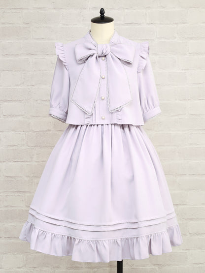 Pretty Frill ボウタイワンピース
