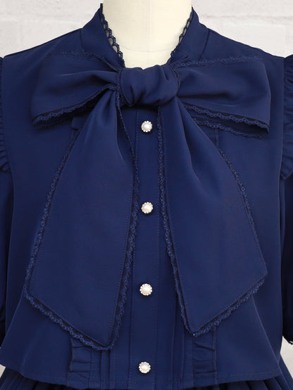 Pretty Frill ボウタイワンピース